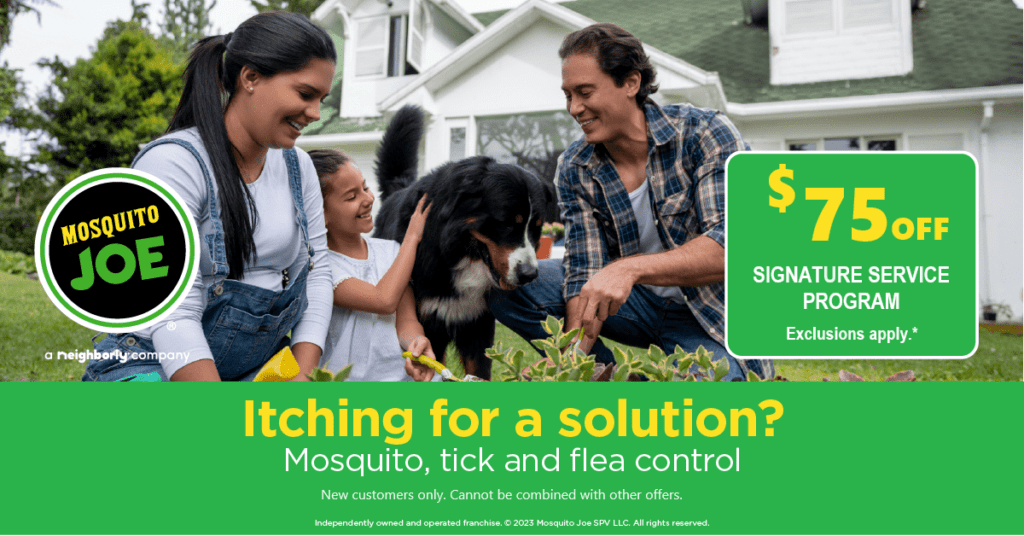 Mosquito Joe of Northern Colorado $75 off Signature Services Coupon